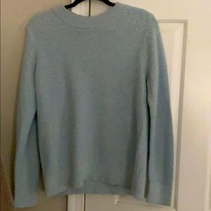 Powder blue crew neck sweater
